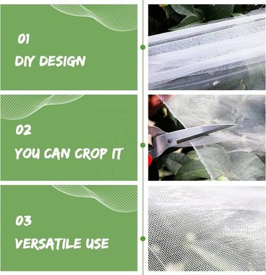 Best 40 60 80 100 Mesh Weißes HDPE Anti-Insektennetz Blattläuse-sichere Netze für Treibhausstromquelle Keine