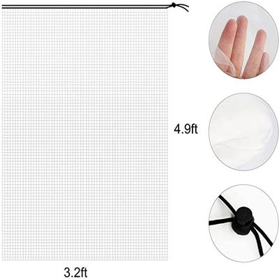Durchsichtige HDPE UV-Plastikmaschen Gewächshaus Insektennetze für Schatten Segel Schranken Netze Wirksame Schädlingsbekämpfung