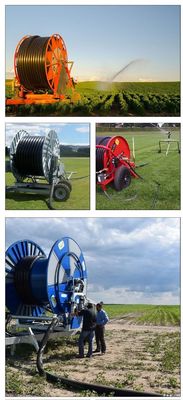 Kleine moderne landwirtschaftliche Maschinen Lineare Boom Bewässerungssystem mit Schlauchrollen Durchmesser 90 cm