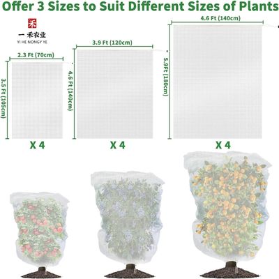 HDPE Pflanzen-Insektennetz für Gartenarbeit Obstgarten Gemüse Blumen-Fruchtziehseile Vogelnetz Insektendeckel