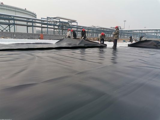 500 Mikrometer HDPE Staudamm-Liner für die Aquakultur Earch-Staudamm-Lining Kunststoff-Liner Geomembranpreise Fischfarmen-Installation