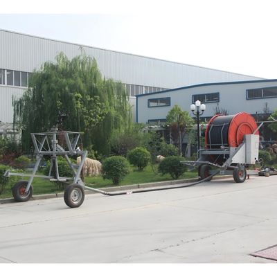 Durchmesser 2360 cm Landwirtschaft Reisendes Mobilwasserrad Große Regenpistole Schlauchrolle Sprinkler Bewässerungssystem mit Boom