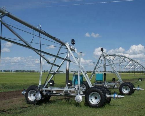 2022 Landwirtschaftliche Bewässerungssystemlösung Fortgeschrittene Metallzentrum Drehbewegungsbewässerungsvorrichtung mit axalen Spinnsprinklern
