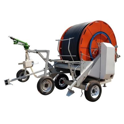 Metall Landwirtschaft Hydraulische automatische selbstfahrende Wasserturbine Schlauch Spulen Bewässerungsmaschine für Landwirtschaft System