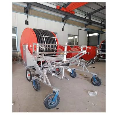 Intelligente Landwirtschaftslösung Automatische selbstfahrende Wasserturbine Schlauchrollenbewässerungsmaschine mit IoT-Truss-Boom-System