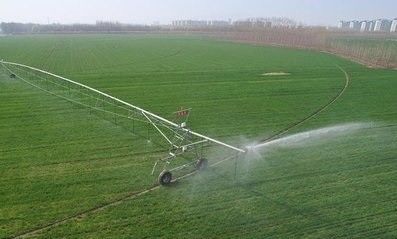 Landwirtschaftliches Solarzentrum Pivot Bewässerung Wasser und Sicherheit