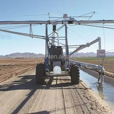 2024 Hot Seller Automatische seitliche lineare Bewässerung für den Garten Zwei- und Vierrad-Wasser sparsame Fernüberwachung