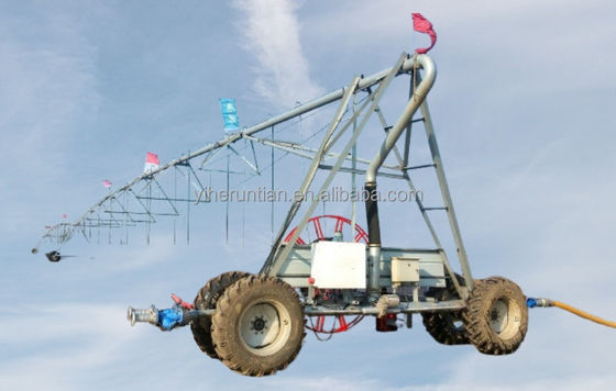 Automatisches seitliches lineares Bewässerungssystem für den Garten mit zwei/vier Rädern mit Metallmaterial