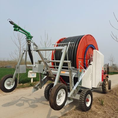 Flexibles Bewässerungssystem aus Metall mit Regenpistole 75 300tx Schlauchrolle und Bewässerungssprinklerpistole Italien