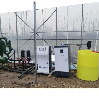 Bodenloser Anbau Intelligente Tropfbewässerung Wasser und Dünger Integrierte Maschine mit Metallmaterial 80 KG Kapazität