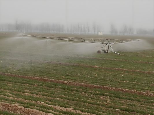 2024 Landwirtschaftliche Messe Schlauch Spulen Sprinkler Reisende Bewässerungsmaschine mit Boom OEM von Metallherstellungsanlage