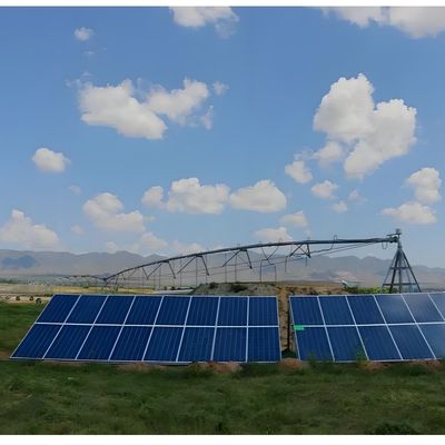 168 cm Durchmesser Solarenergiebetriebene Kernpumpe Motorzentrum Drehbewegungsbewässerungssystem für Landwirtschaft und Kartoffelfarm