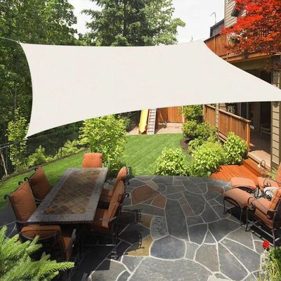 Außenwasserdicht Sonnenschirm Segel Oxford Stoff Sonnencreme Regen Abdeckung für Garten Innenhof Strand Markise
