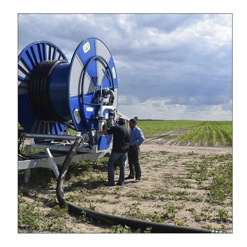 75 cm Durchmesser Tropfbewässerung Landwirtschaftliche selbstfahrende Regenpistole Sprinkler Schlauchrollen-System für eine konstante Bewässerung