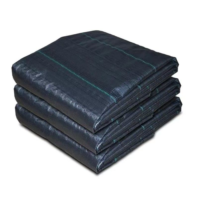 Schutzmembran aus PP Gewebe PE Bodenbedeckung Mesh Weed Mat Roll Anti-Grass Weed Mulch Film