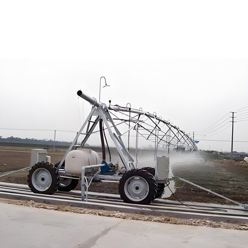 2025 Doppelrad-Linear-Move-Farmbewässerungssystem für Landwirtschaft und Baumwollanbau