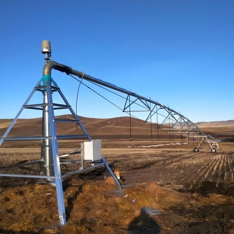 Metalllandwirtschaft Zentralschaltbewässerungssystem Solar- oder bewegliche seitliche Achsbesprühungsbewässerung für große Betriebe