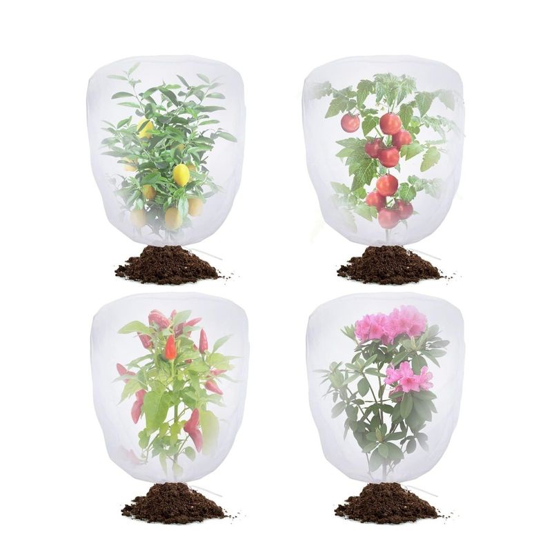 6*9 Zoll Nylon-Netz-Tasche zum Schutz von Gartenpflanzen und Früchten Abschied von schädlichen Pestiziden