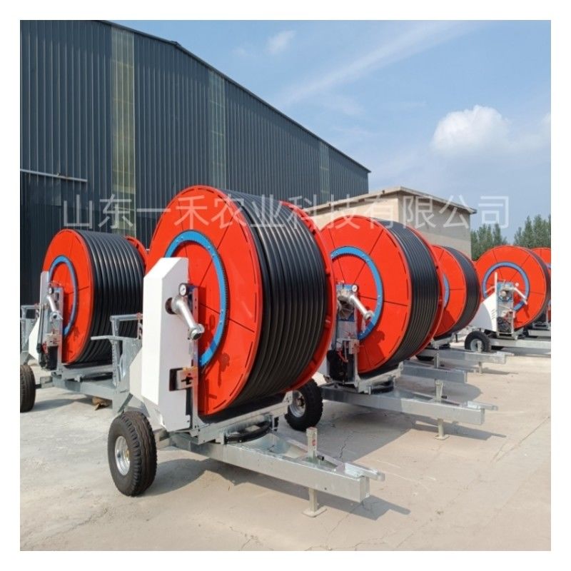 2000 KG Kapazität Schwerregenpistole Sprinklerrolle 360 Grad rotierendes automatisches Bewässerungssystem für Landwirte Dauermetallmaterial