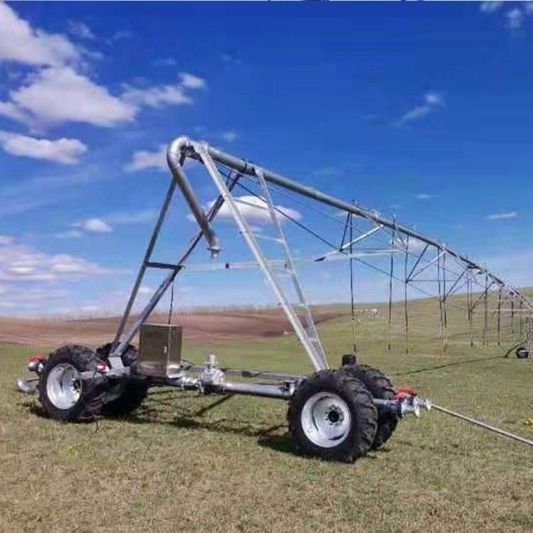 Großbetriebe Zentrum Drehkreuz Solarbewässerungssystem Kernlager Linear bewegen Landwirtschaftliche Sprinklermaschine 168 cm Durchmesser