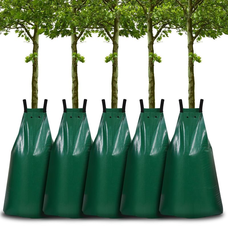 20 Gallonen PVC-Plattenklappbare, faltbare Anti-Uv-Bewässerungstüte für Sträucher